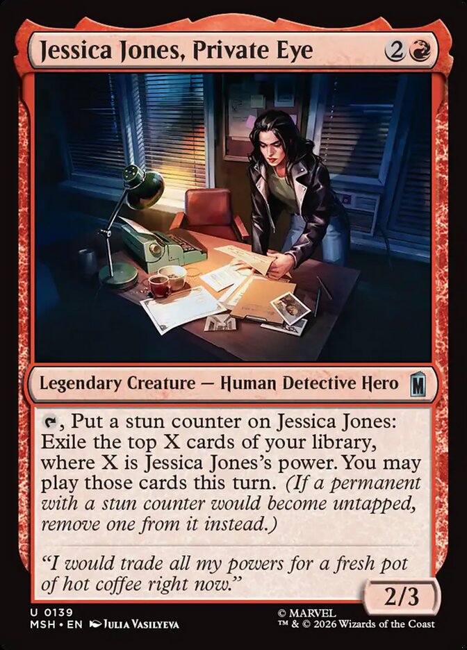 Jessica Jones, Private Eye (139) - Marvel Super Heroes (MSH)