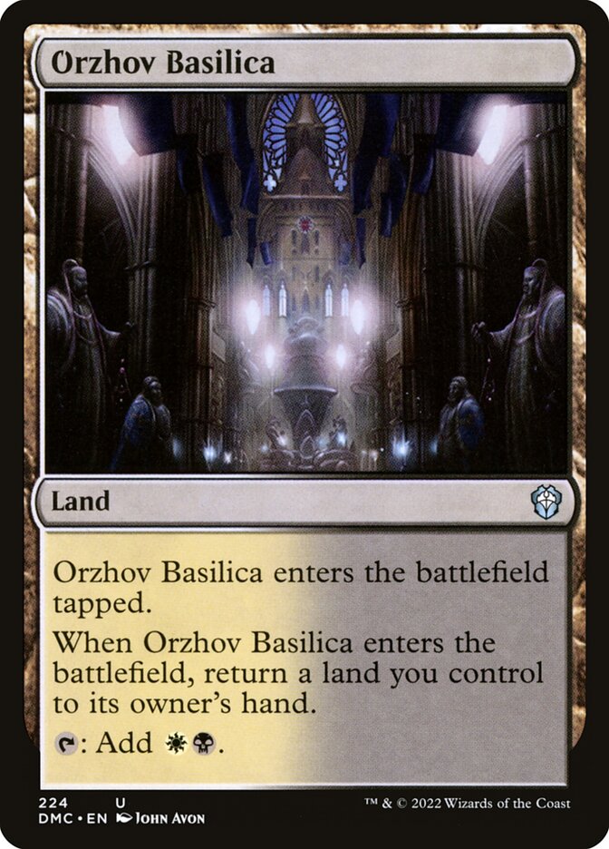 Orzhov Basilica (224) - Dominaria United Commander (DMC)