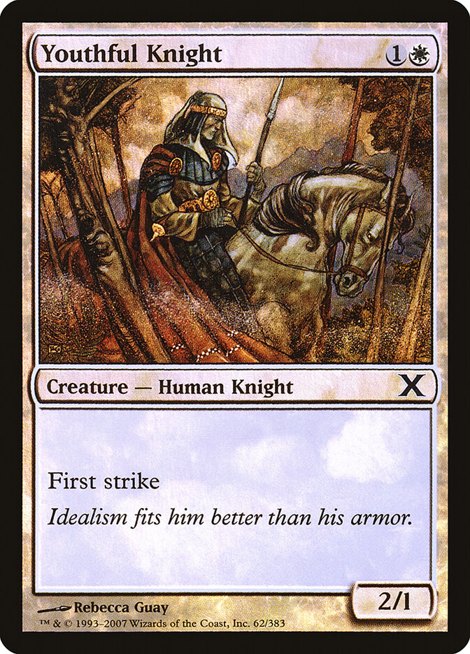 Youthful Knight (62) - Tenth Edition (10E)