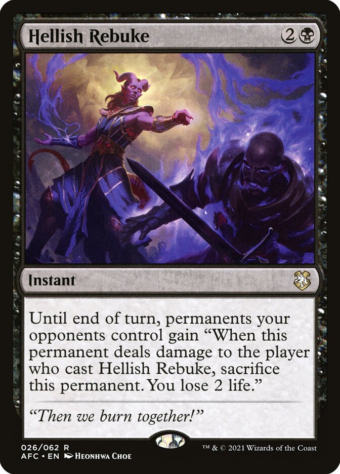 Hellish Rebuke (26) - Forgotten Realms Commander (AFC)