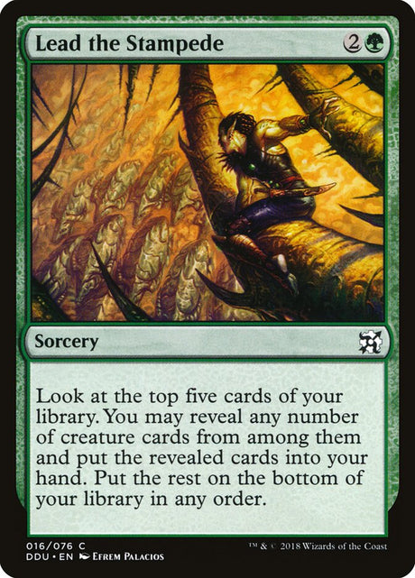 Lead the Stampede (16) - Duel Decks: Elves vs. Inventors (DDU)