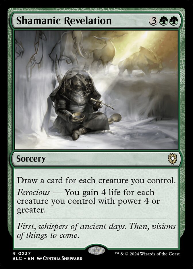 Shamanic Revelation (237) - Bloomburrow Commander (BLC)