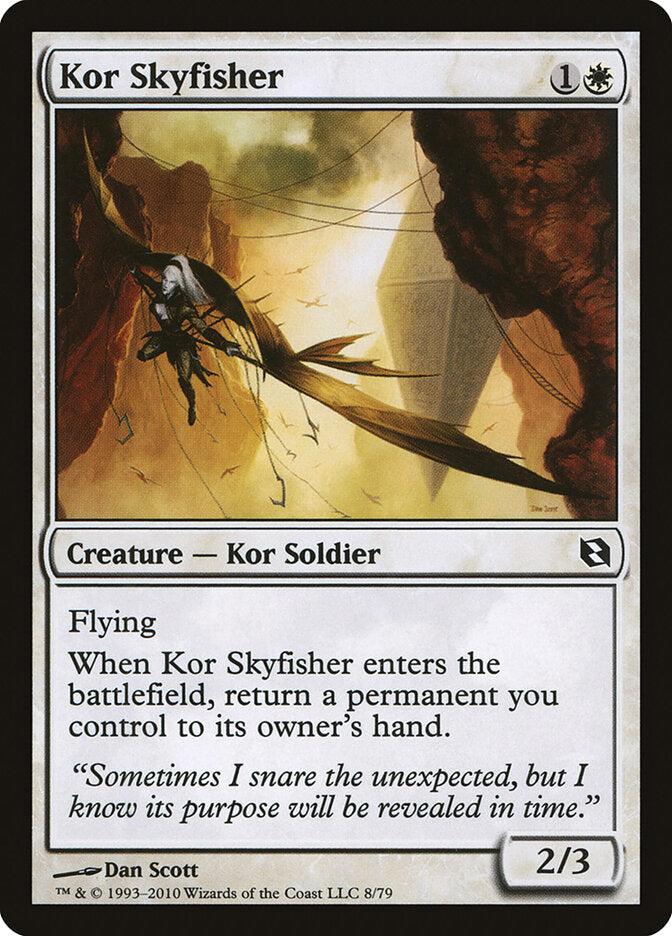 Kor Skyfisher (8) - Duel Decks: Elspeth vs. Tezzeret (DDF)