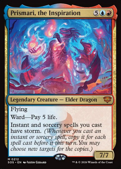 Prismari, the Inspiration (212p) - Secrets of Strixhaven Promos (PSOS)