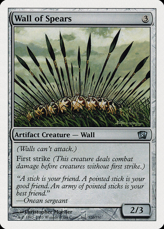 Wall of Spears (320) - Eighth Edition (8ED)