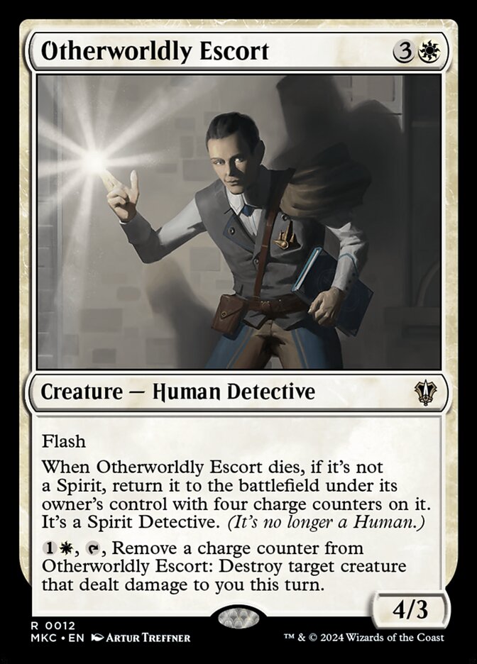 Otherworldly Escort (12) - Murders at Karlov Manor Commander (MKC)