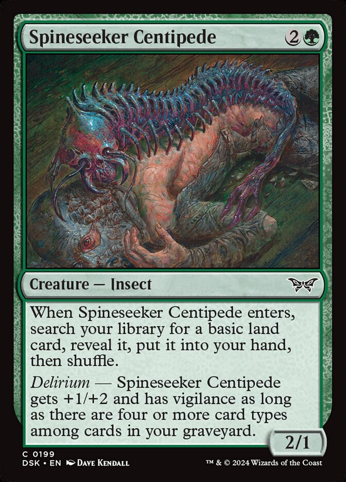 Spineseeker Centipede (199) - Duskmourn: House of Horror (DSK)