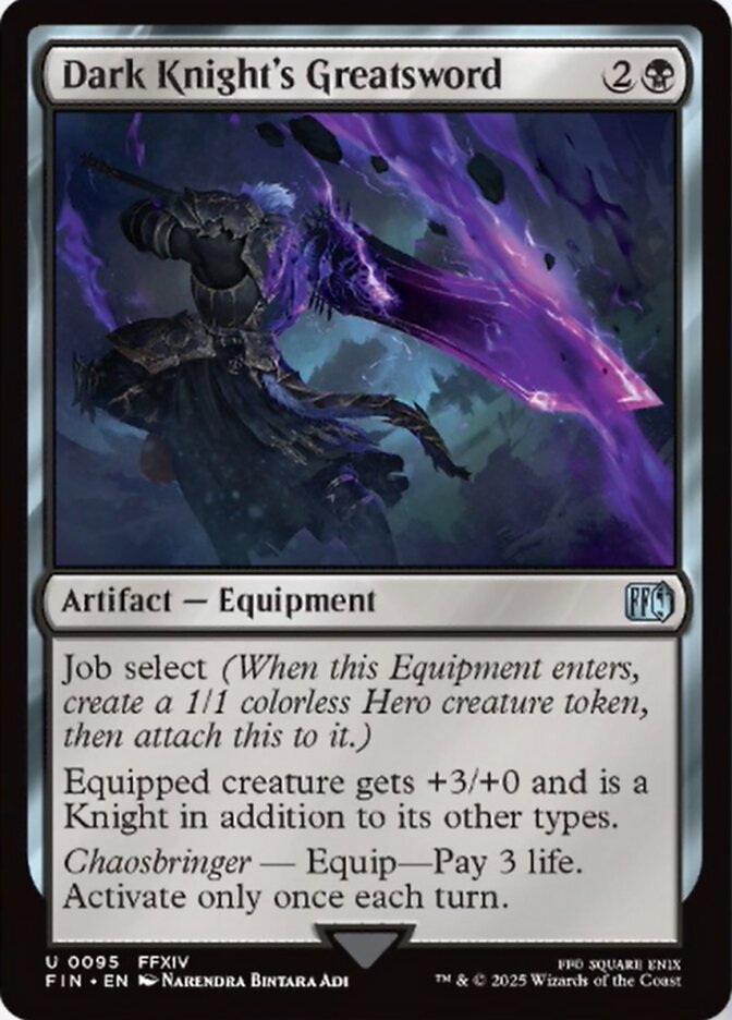 Dark Knight's Greatsword (95) - [Foil] Final Fantasy (FIN)