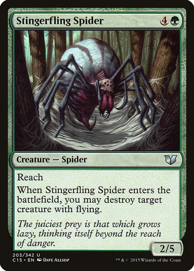 Stingerfling Spider (203) - Commander 2015 (C15)