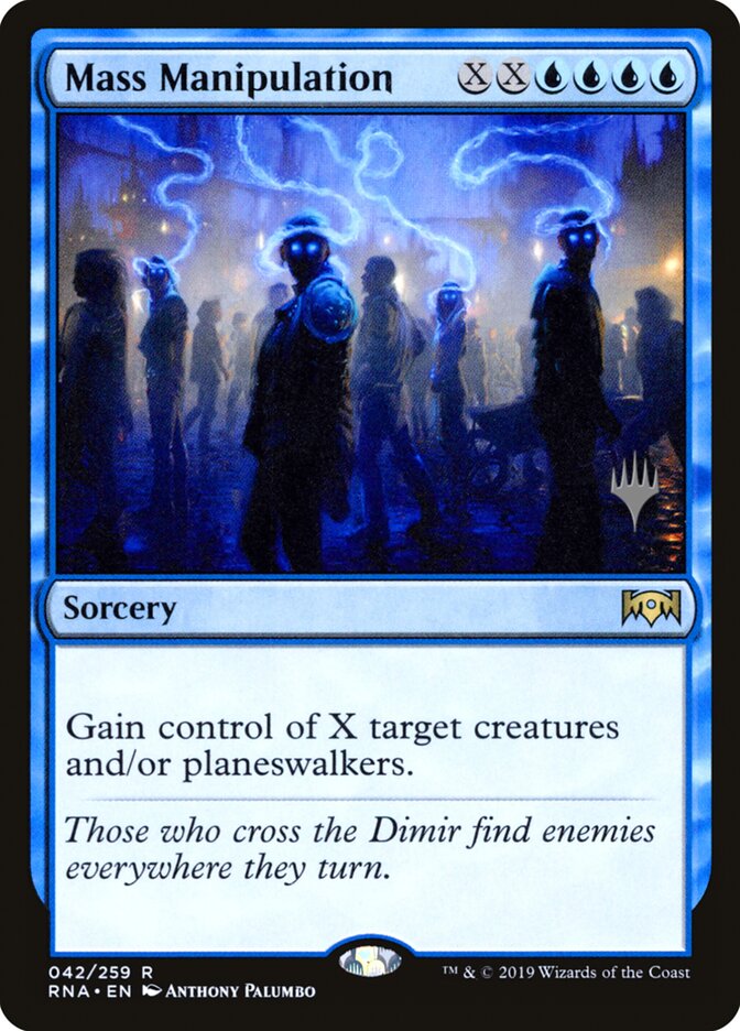 Mass Manipulation (42p) - Ravnica Allegiance Promos (PRNA)