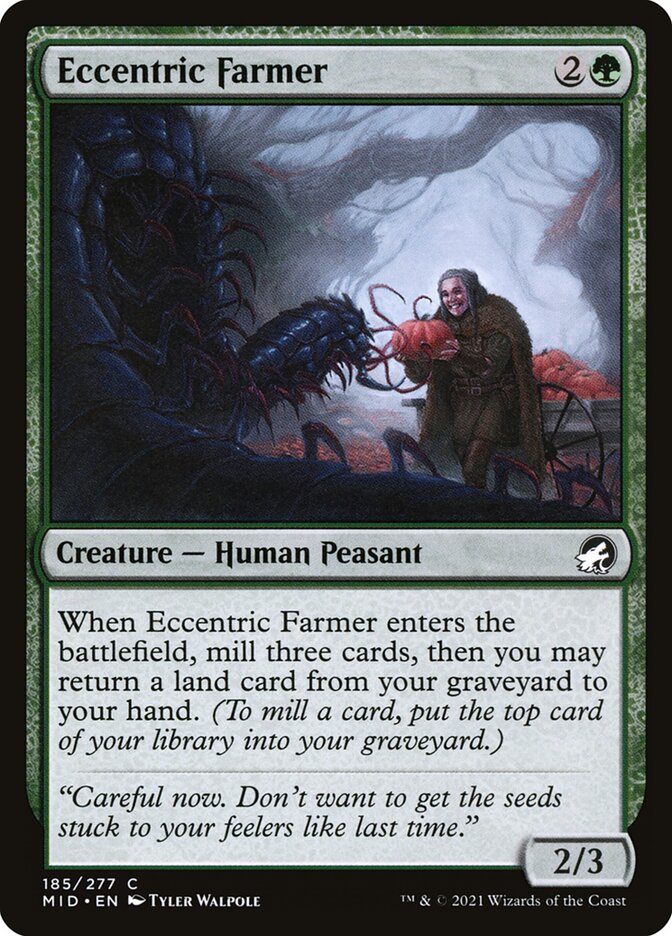 Eccentric Farmer (185) - Innistrad: Midnight Hunt (MID)