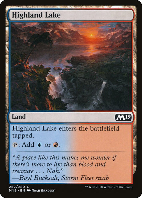 Highland Lake (252) - Core Set 2019 (M19)