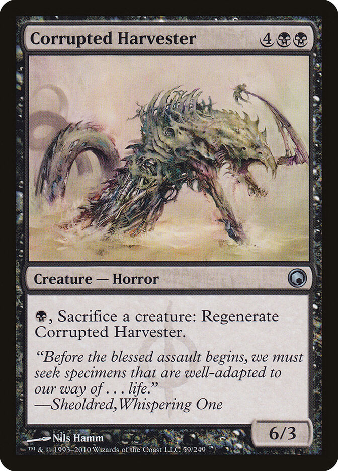 Corrupted Harvester (59) - Scars of Mirrodin (SOM)