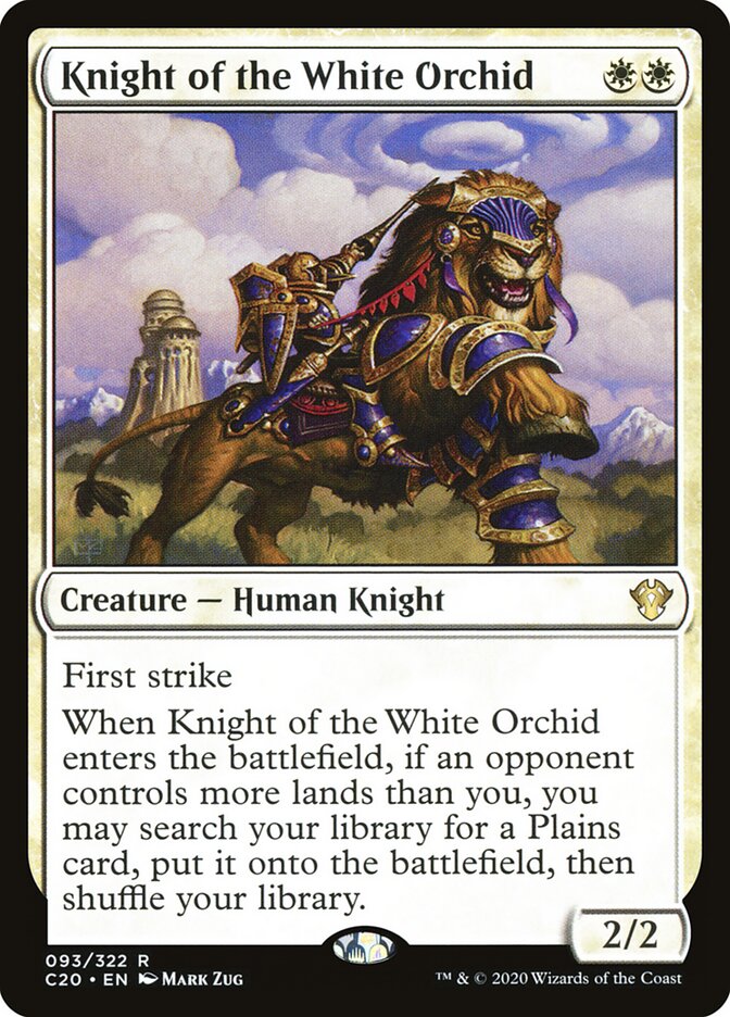 Knight of the White Orchid (93) - Commander 2020 (C20)