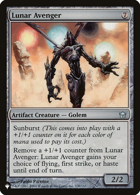 Lunar Avenger (5DN-136) - The List (PLST)