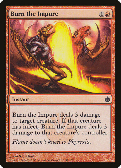 Burn the Impure (59) - Mirrodin Besieged (MBS)