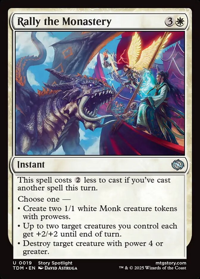 Rally the Monastery (19) - Tarkir: Dragonstorm (TDM)