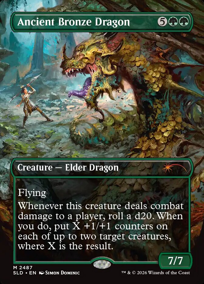 Ancient Bronze Dragon (2487) - Secret Lair Drop (SLD)