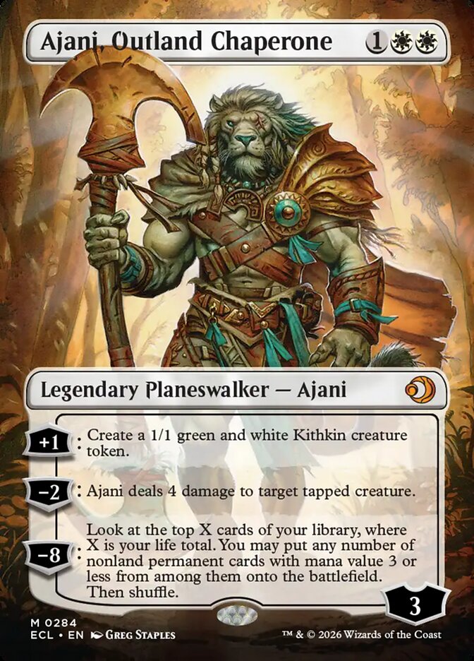 Ajani, Outland Chaperone (284) - Lorwyn Eclipsed (ECL)