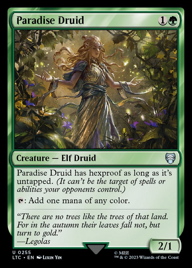 Paradise Druid (255) - Tales of Middle-earth Commander (LTC)