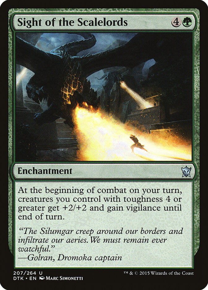 Sight of the Scalelords (207) - Dragons of Tarkir (DTK)