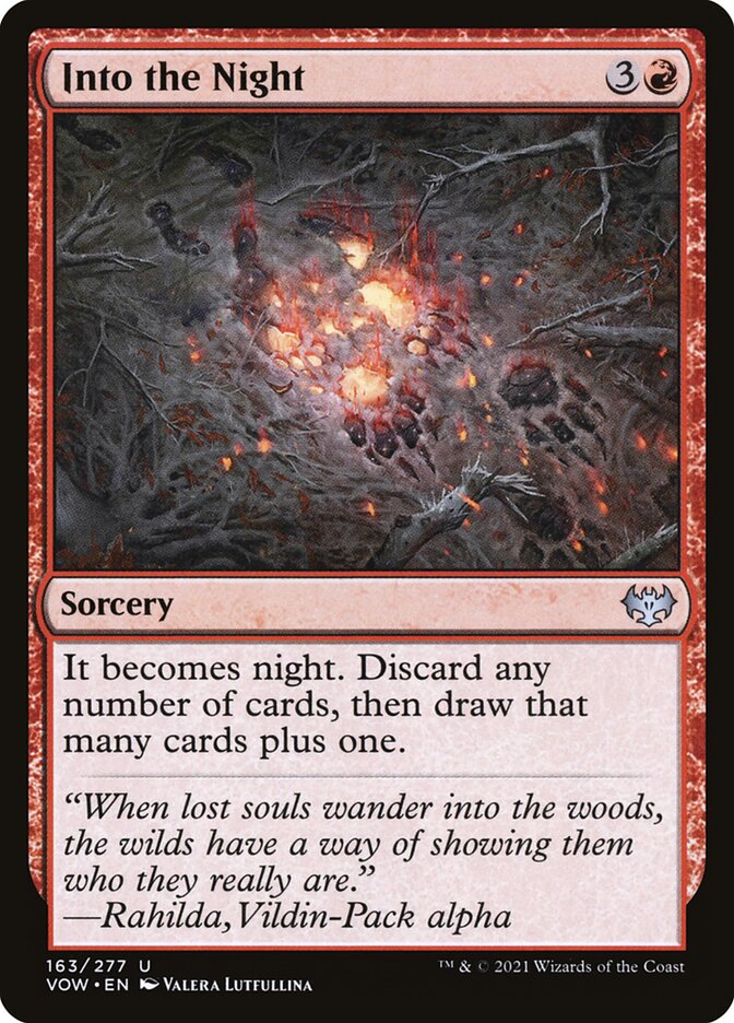 Into the Night (163) - Innistrad: Crimson Vow (VOW)