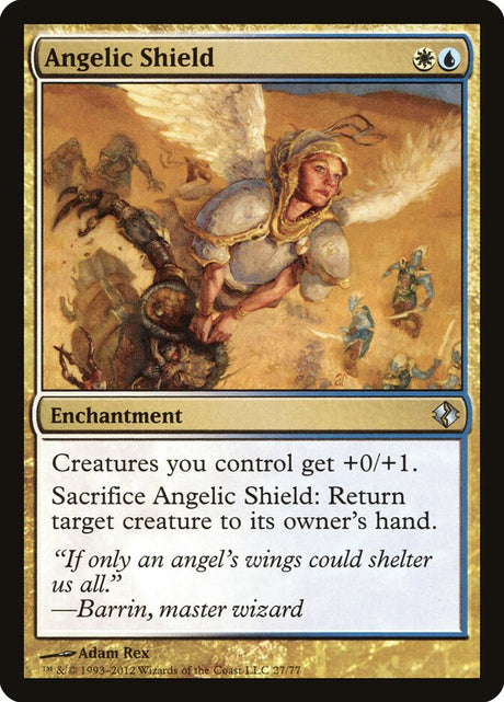 Angelic Shield (27) - Duel Decks: Venser vs. Koth (DDI)