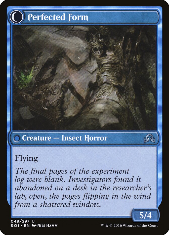 Aberrant Researcher // Perfected Form (49) - Shadows over Innistrad (SOI)