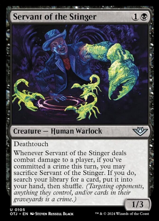 Servant of the Stinger - [Foil] Outlaws of Thunder Junction (OTJ)