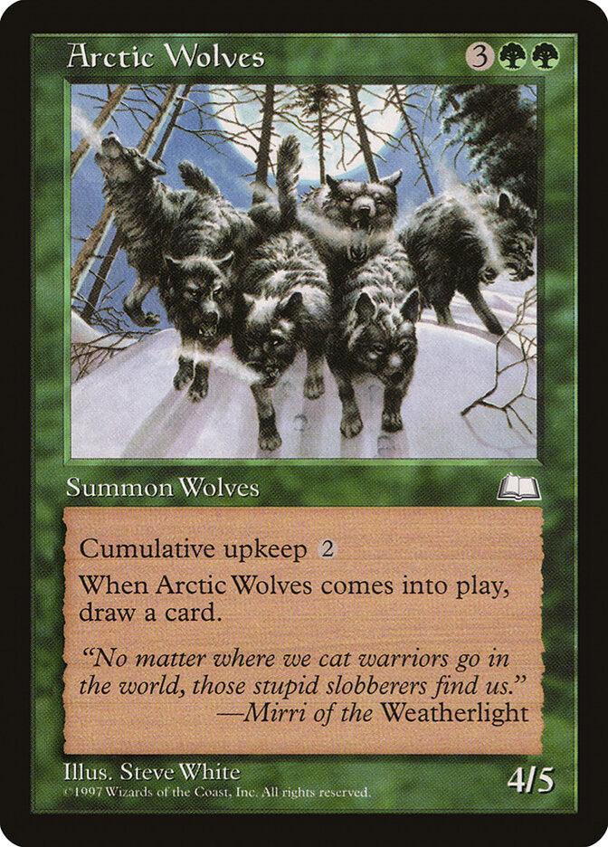 Arctic Wolves (118) - Weatherlight (WTH)