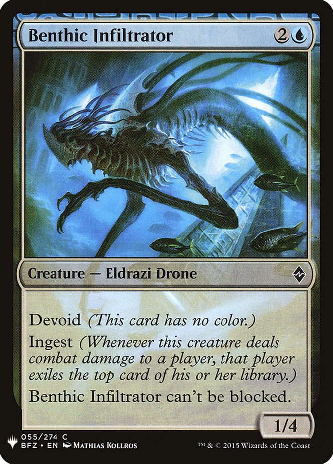 Benthic Infiltrator - The List (PLST)