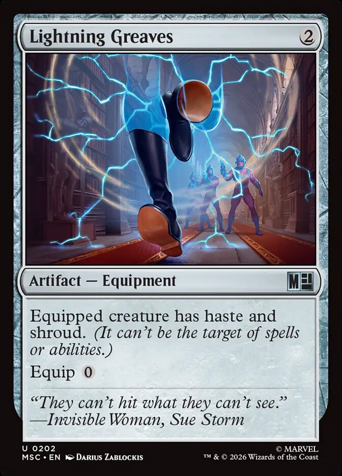 Lightning Greaves (202) - Marvel Super Heroes Commander (MSC)