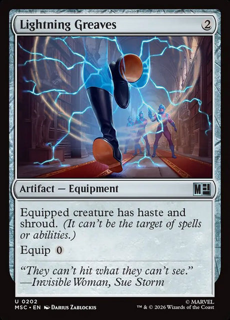 Lightning Greaves (202) - Marvel Super Heroes Commander (MSC)