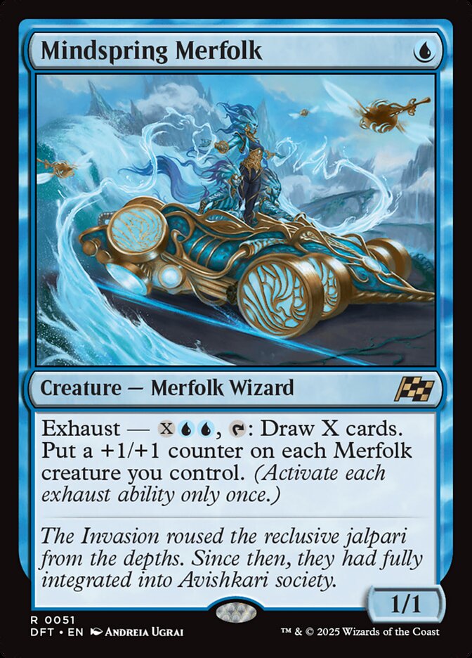 Mindspring Merfolk (51) - Aetherdrift (DFT)