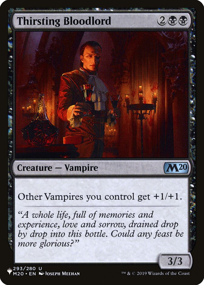 Thirsting Bloodlord (M20-293) - The List (PLST)