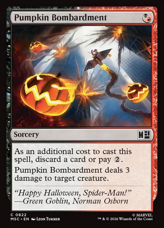 Pumpkin Bombardment (822) - Marvel Super Heroes Commander (MSC)
