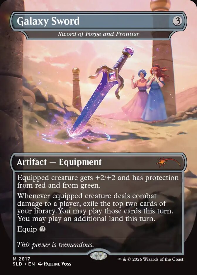 Galaxy Sword - Sword of Forge and Frontier (2817) - Secret Lair Drop (SLD)