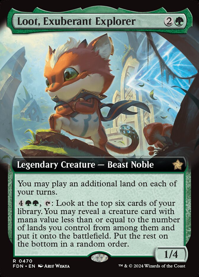 Loot, Exuberant Explorer - [Extended Art] Foundations (FDN)