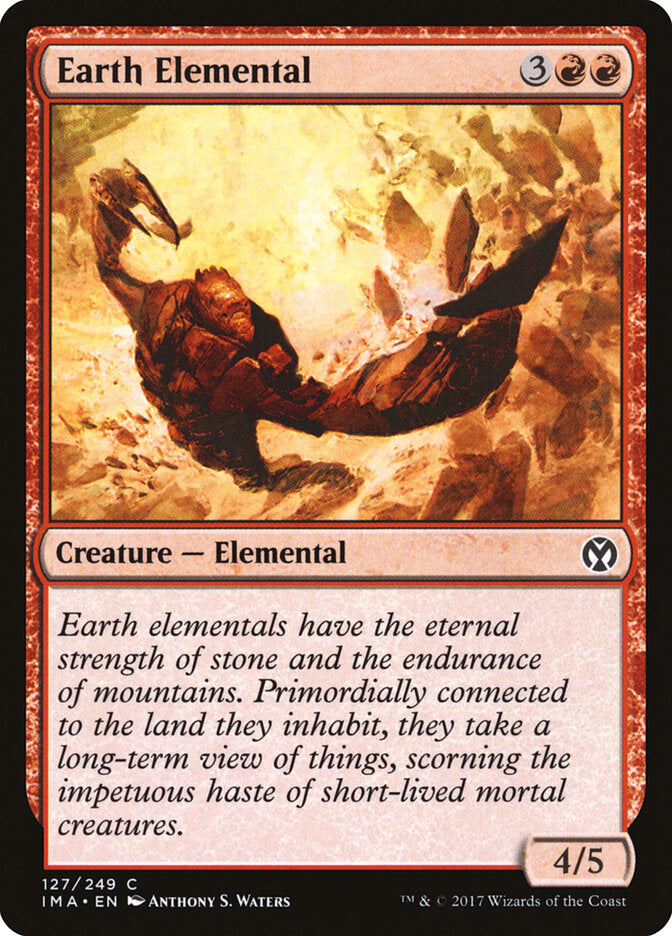 Earth Elemental (127) - Iconic Masters (IMA)