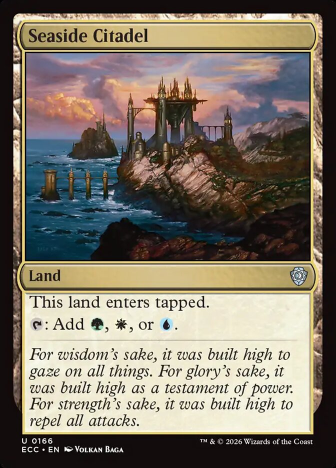Seaside Citadel (166) - Lorwyn Eclipsed Commander (ECC)