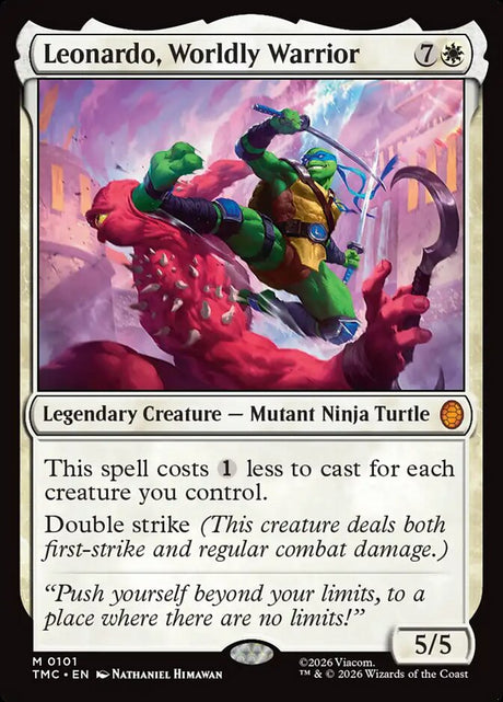 Leonardo, Worldly Warrior (101) - Teenage Mutant Ninja Turtles Eternal (TMC)
