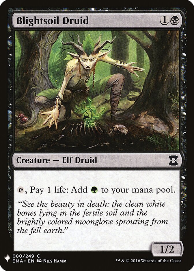 Blightsoil Druid (EMA-80) - The List (PLST)