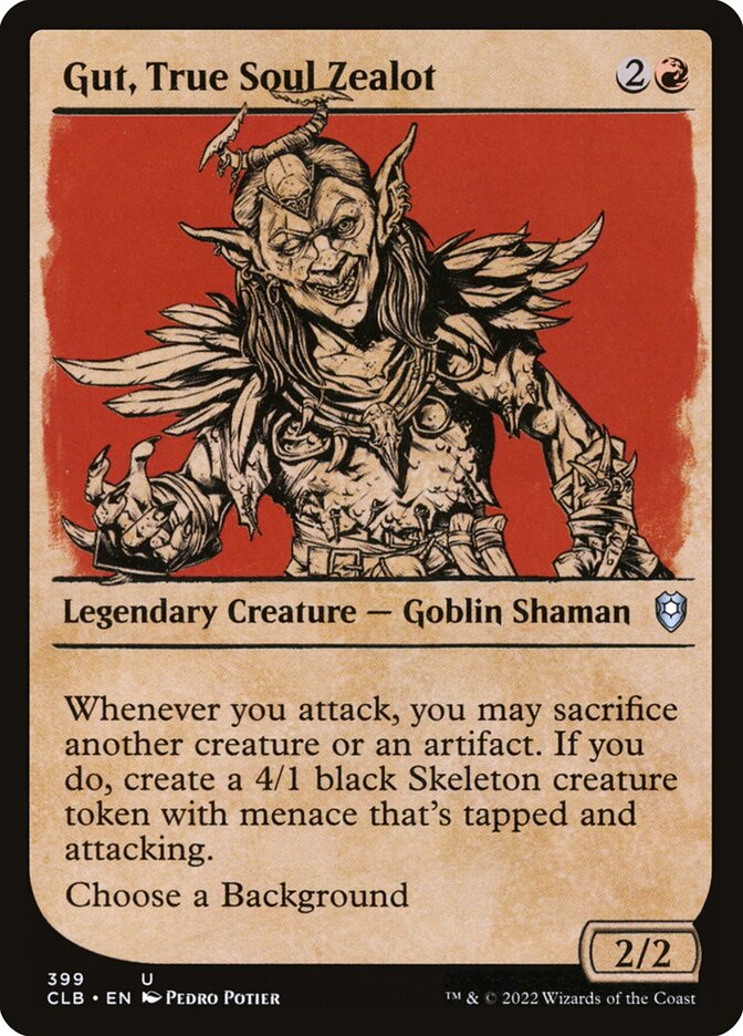 Gut, True Soul Zealot (399) - Commander Legends: Battle for Baldur's Gate (CLB)
