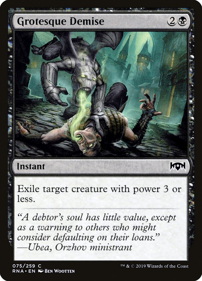 Grotesque Demise (75) - Ravnica Allegiance (RNA)
