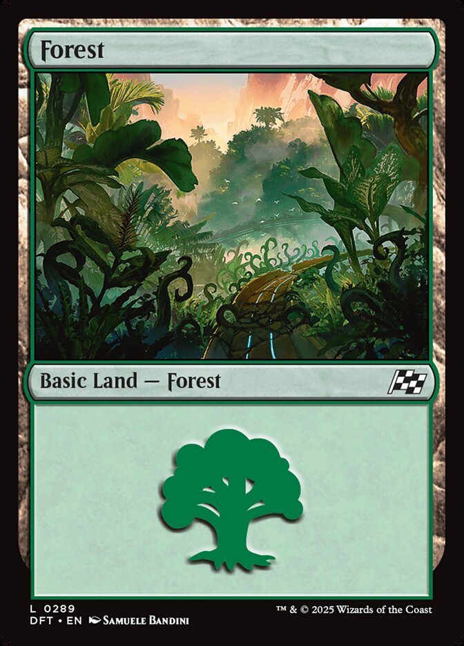 Forest (289) - [Foil] Aetherdrift (DFT)
