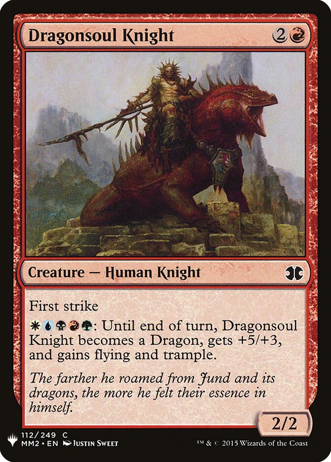 Dragonsoul Knight (MM2-112) - The List (PLST)
