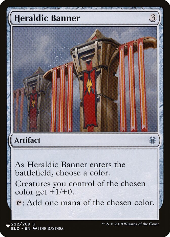 Heraldic Banner (ELD-222) - The List (PLST)