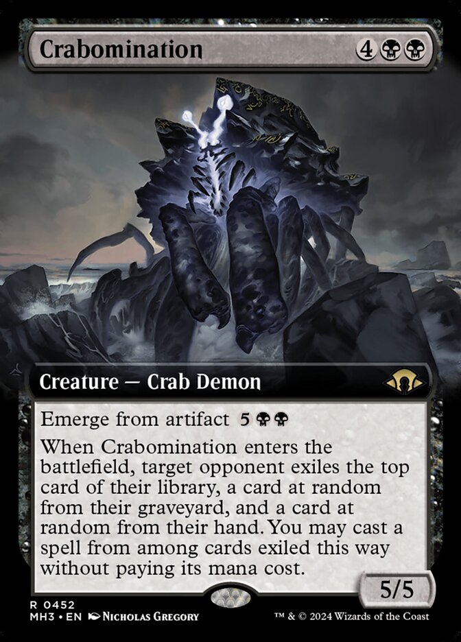 Crabomination - [Foil, Extended Art] Modern Horizons 3 (MH3)