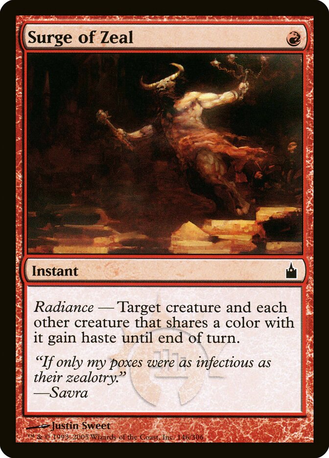 Surge of Zeal (146) - Ravnica: City of Guilds (RAV)