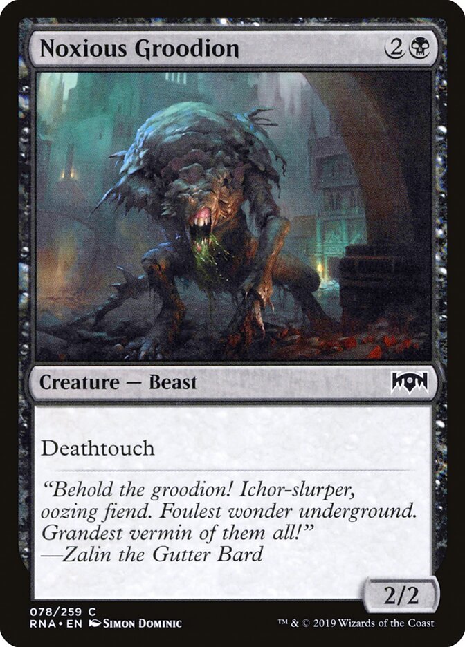 Noxious Groodion (78) - Ravnica Allegiance (RNA)